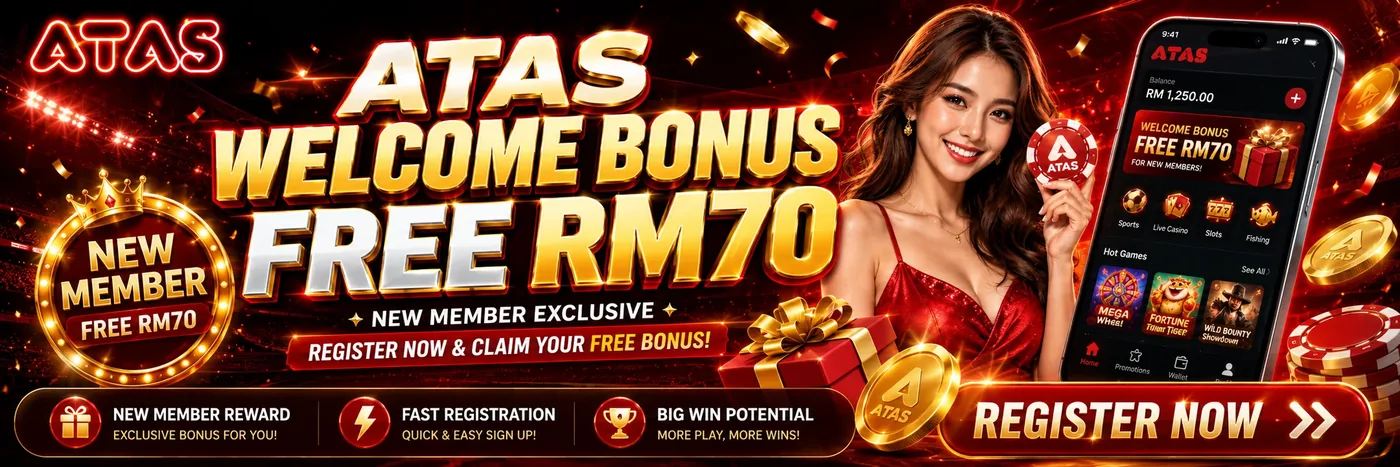 ATAS Welcome Bonus — Free RM70